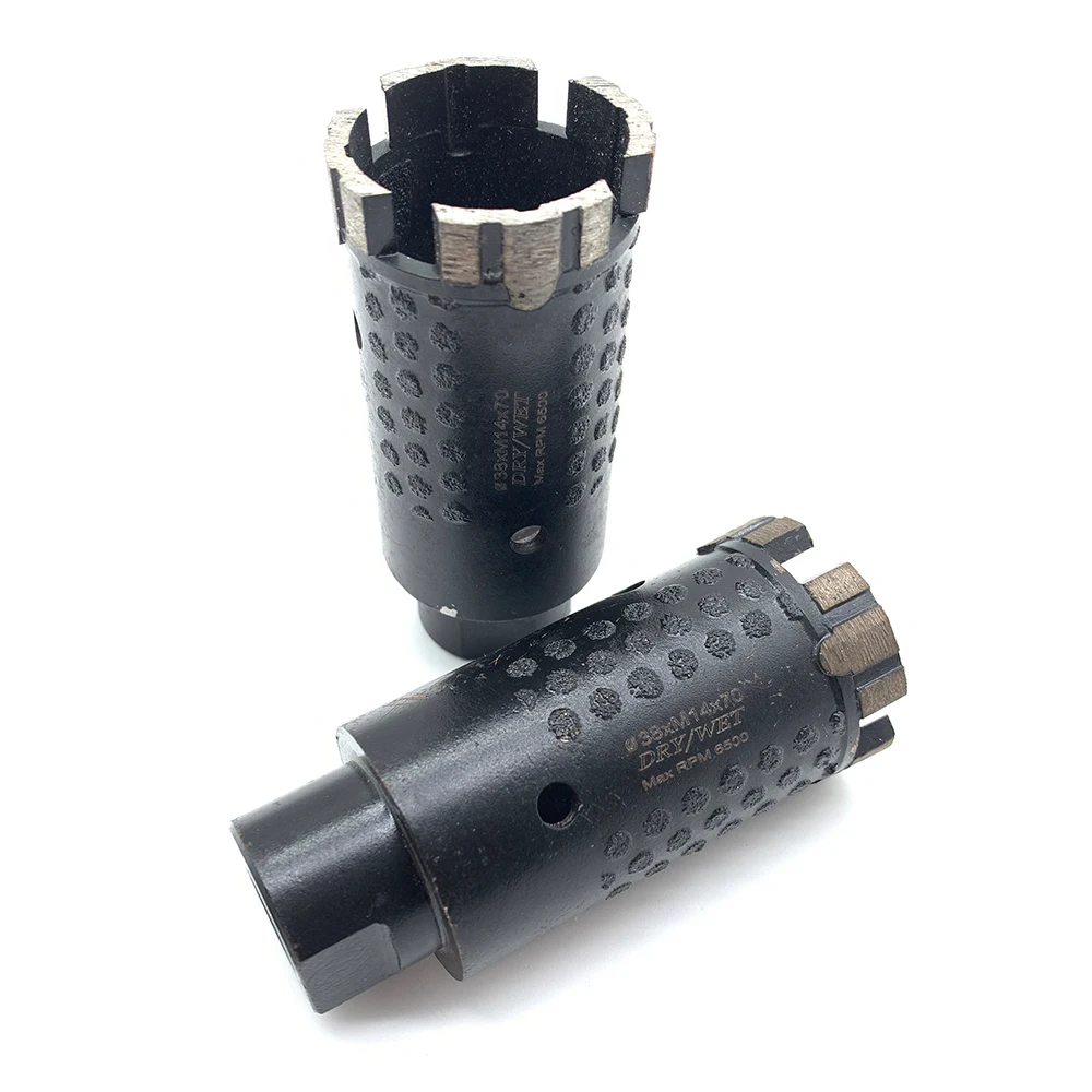 Dry Core Bit For Granite Stone Masonry Turbo Laser Welded Core Drill Diamond Tools