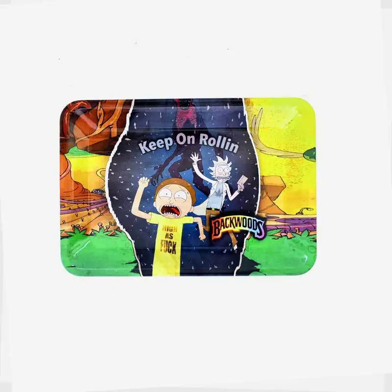 Metal Cigarette  Rolling Tray American Rolling Tray with customized logo and different size