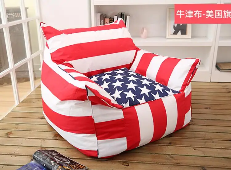 Living room mall furniture Lazy Sofa  Waterproof Lazy Lounger Puff Sofa, Armchair Bean Bag chair cover puff