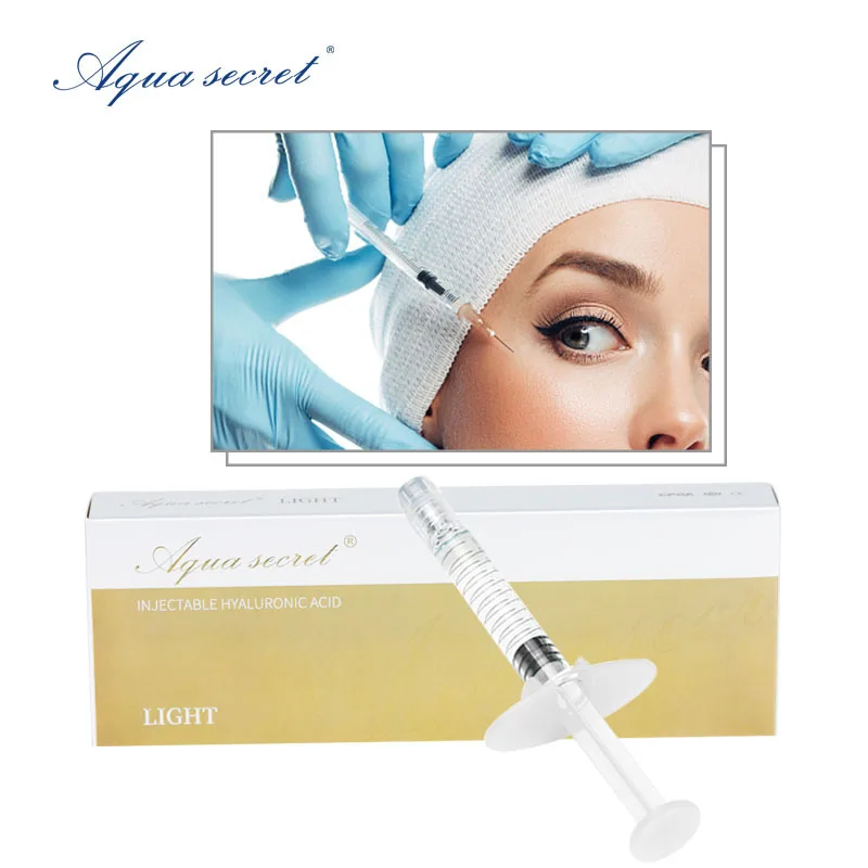 Aqua Secret 1ml 2ml acid hialuron facial injrctado crossed-linked hyaluronic acid oem for nose