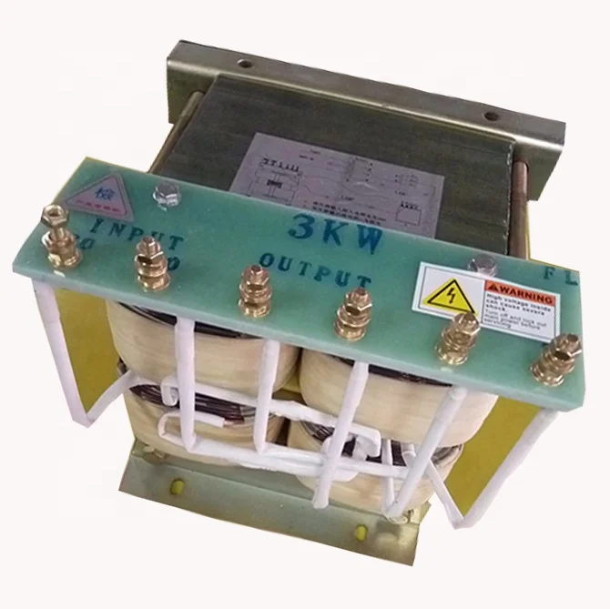 Copper 50-60hz electric transformer power 3kw for uv lamp