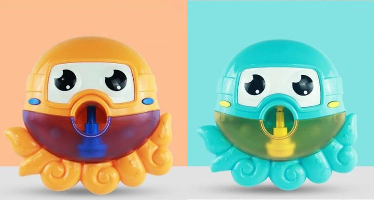  Игрушечная пузырчатая Ванна Octopus для ванны. Дует пузырьки и играет 24 Детские песни Малыш Дети Игрушка