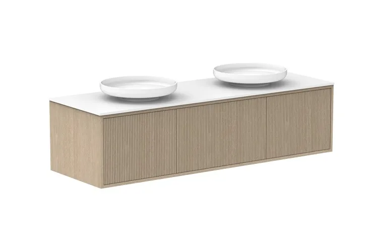 Hot sale hangzhou 1500mm length wall mounted wood bathroom vanity