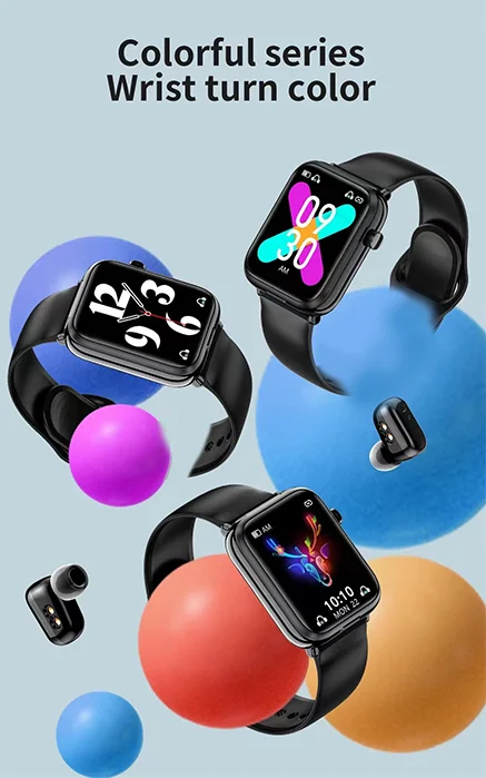 2 in 1 Smart watch earphone wireless relojes smartwatch headsets smartwatch android beatstudio headset headphone wireless