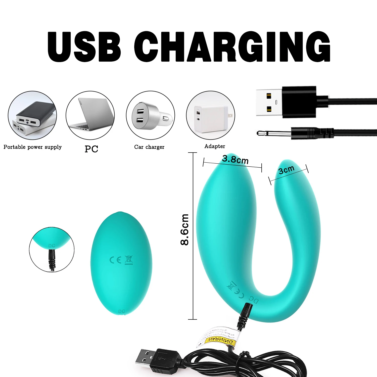 2023 Juguetes Sexuales Para Adultos En Forma De U 10 Frecuencia Vibrador Remoto Control Femenino Sex Toy Couple Vibrador Casal