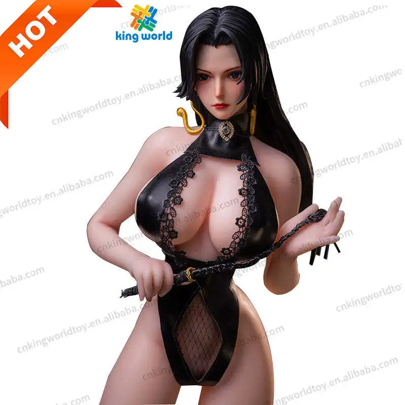 New 2024 Boa Hancock Silicone Modle Soft Feel Anime Action Figures Body Sexy Real Doll Girl Modle Toy Anime Action Figures