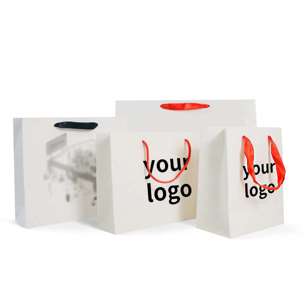 Custom Design 32Mmx76Mm Luxury Gift Packaging Tote Bag Kraft Oem Clothing Shoe Wax Art Paper Bags