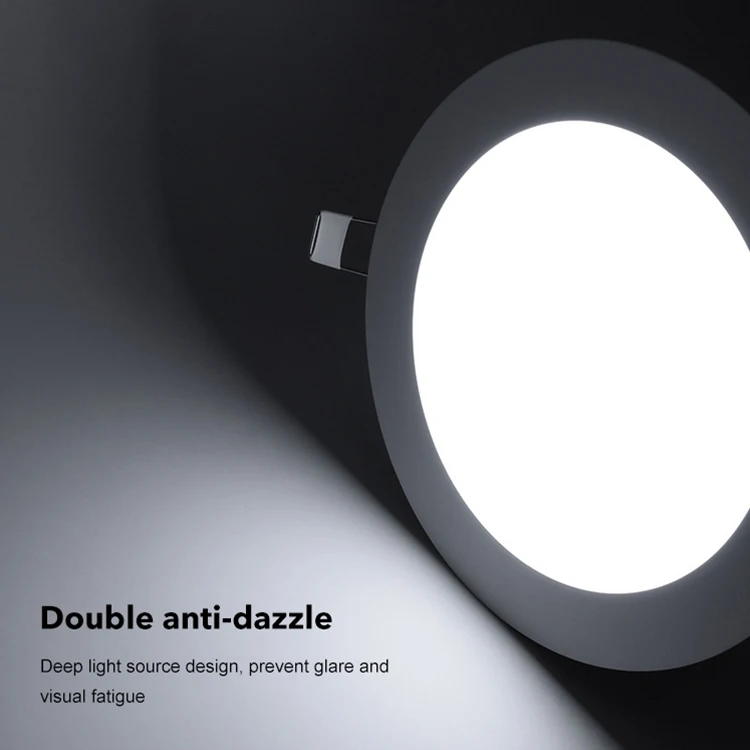 Good Quality High Lumen 3w 4w 6w 9w 12w 15w 18w 24w Recessed Mounted Led Ceiling Panel Light