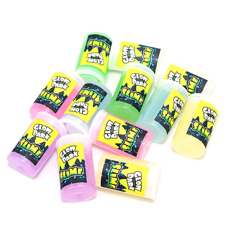 Air Dry Polymer Modeling butter fluffy Clay DIY Plasticine play dough Making Kit Dark Glow Luminous glue slime kids Slime