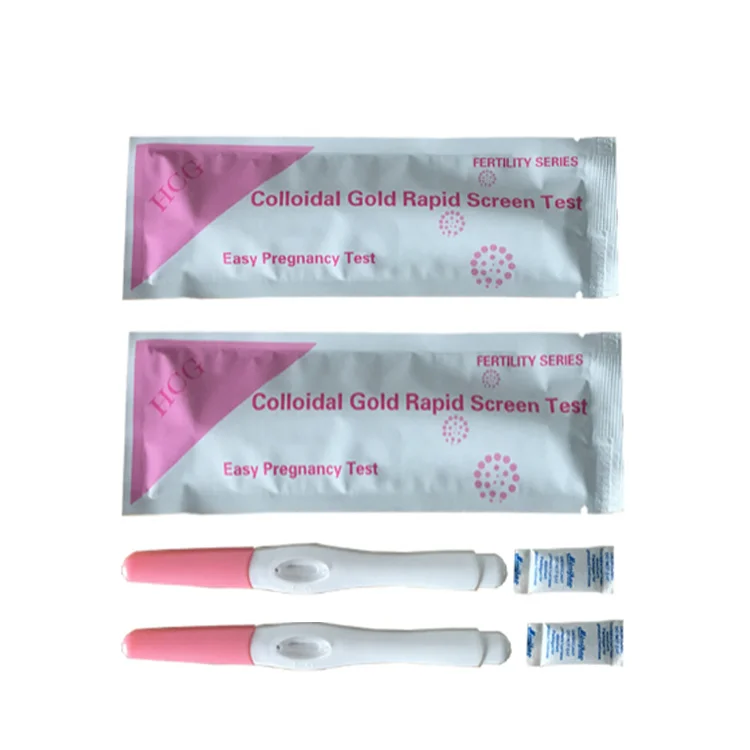 High sensitive pregnancy test kit rapid double check pregnancy test 2pcs HCG test pregnancy