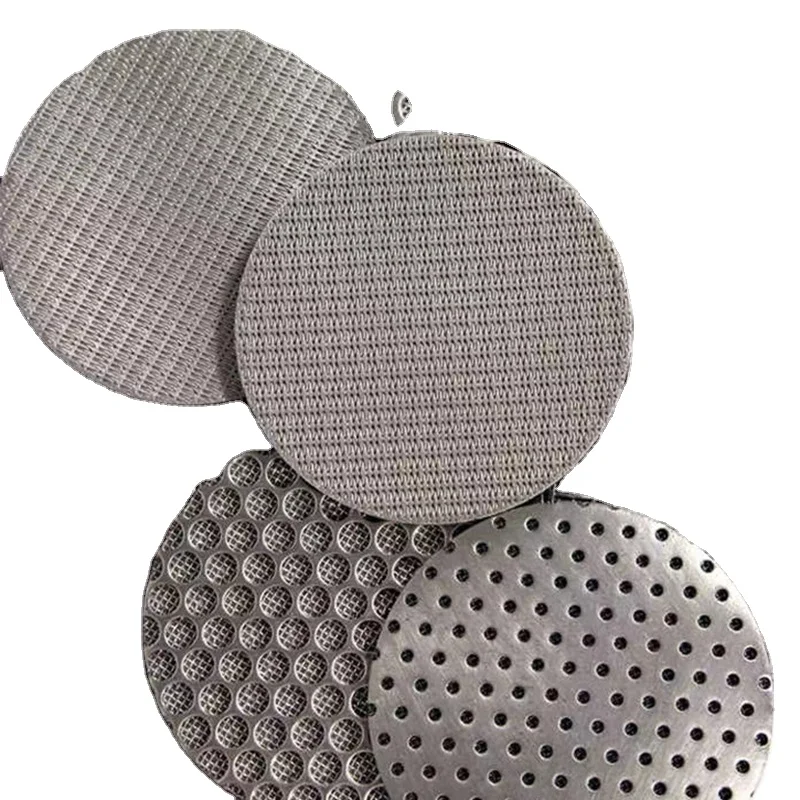 Stainless steel sintered mesh filter screen for food&beverage filtration coffee filter plate