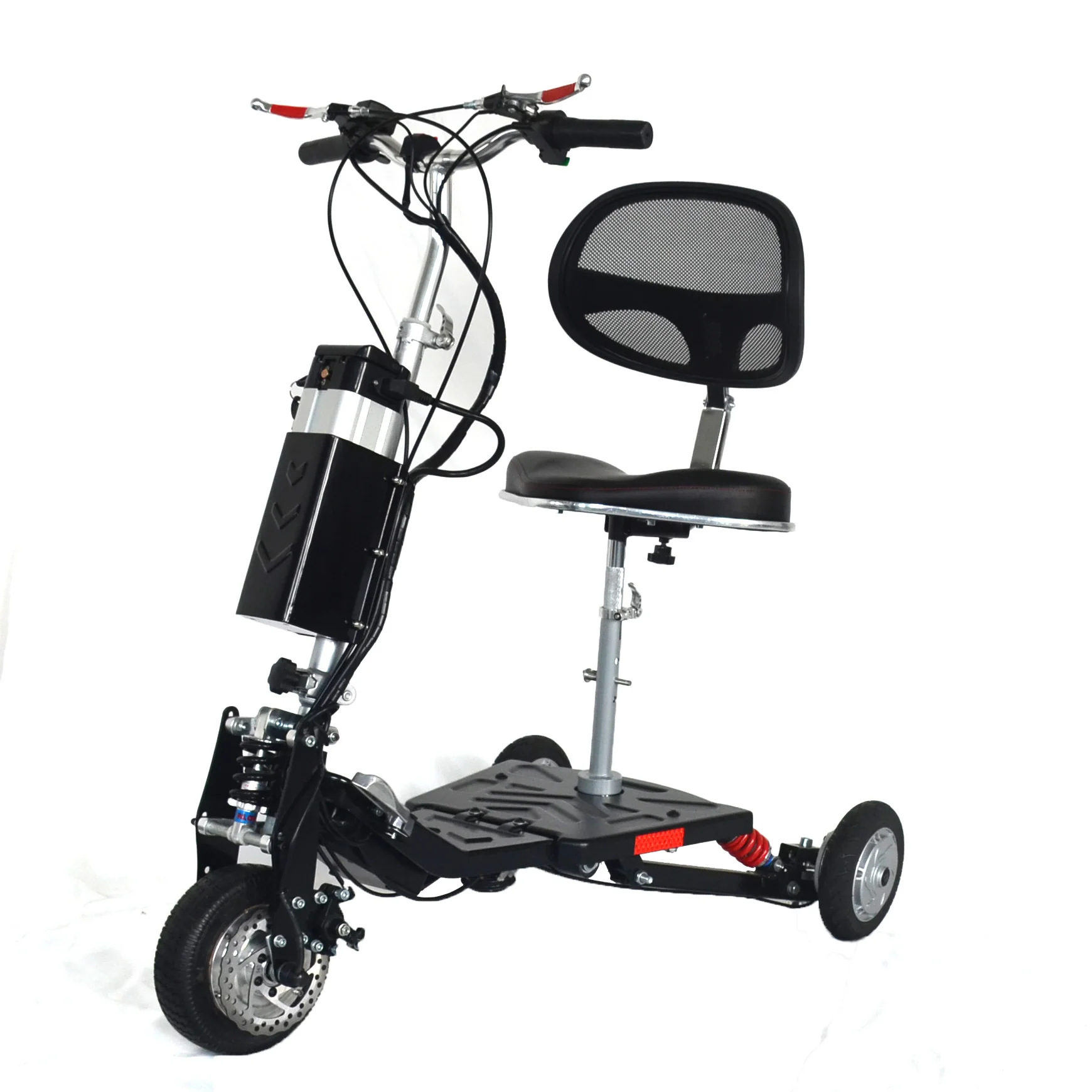 
2020 Hot Selling 350w Brushless Gear Motor 3-wheel Travel Scooter 