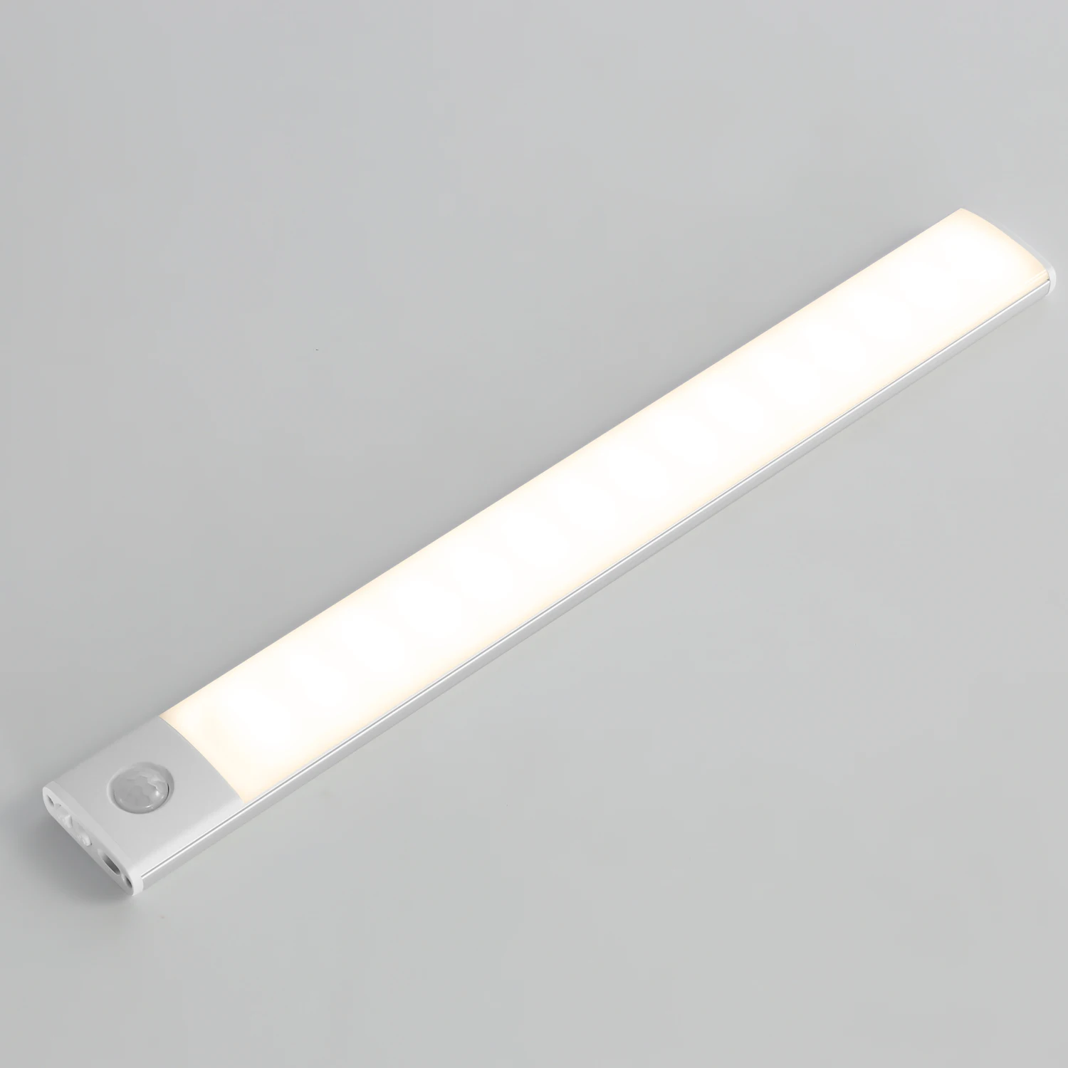 corridor cabinet wardrobe motion sensor light black silver color 3w dimmableled rechargeable under cabinet light for home