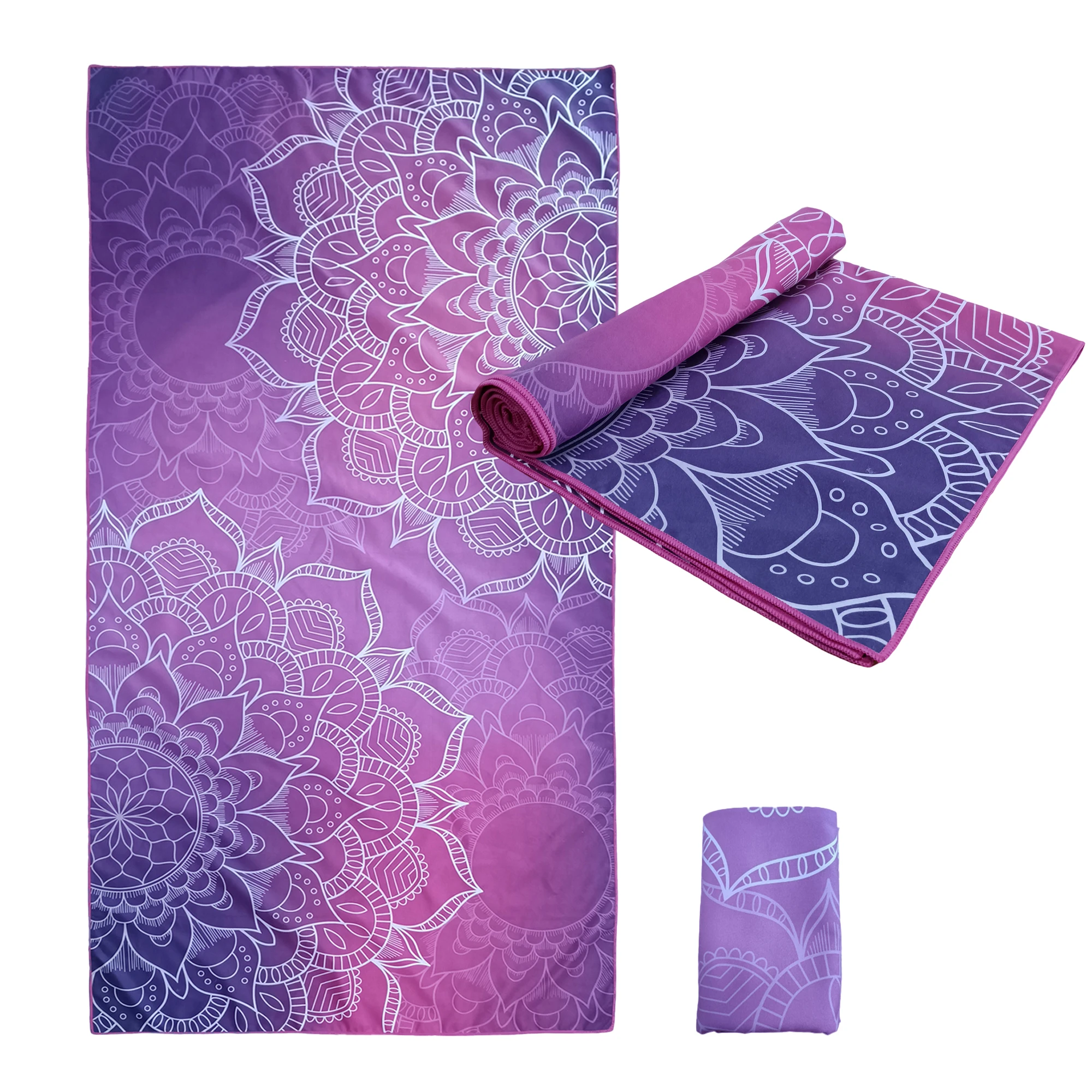 Wholesale price recycled repet microfiber beach towel free design custom printing and logo sand free beach towel