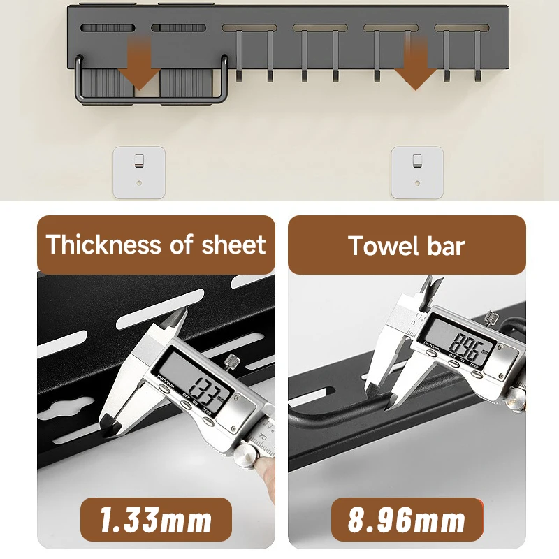 Metal Spice Organizer Rack Wall Mounted Knife Holder Tool Storage Shelving Units Tableware Shelf Kitchen Rack