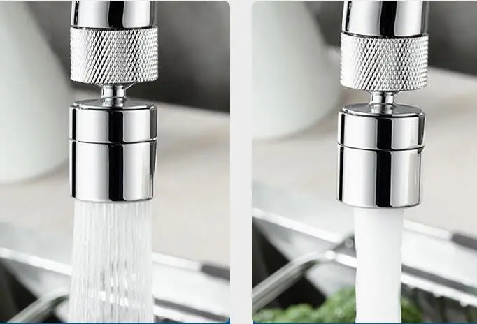 silver color Faucet booster sprinkler tap water splashproof filter kitchen water filter nozzle
