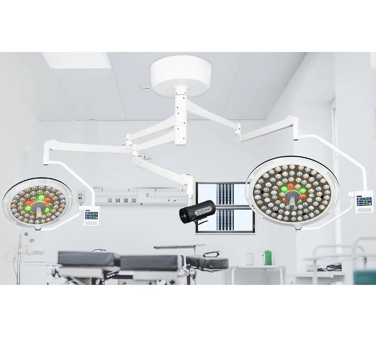M7/5 LED Shadowless Operating Lamp Good Price Factory Optional Camera Display Function for Hospital Ceiling Surgical Room