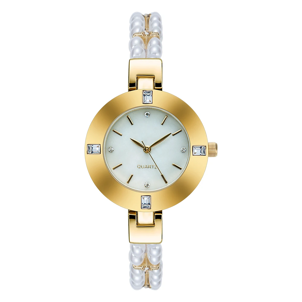 Exclusive Pearl Bracelet Watches For Ladies Luxury Quartz Watches