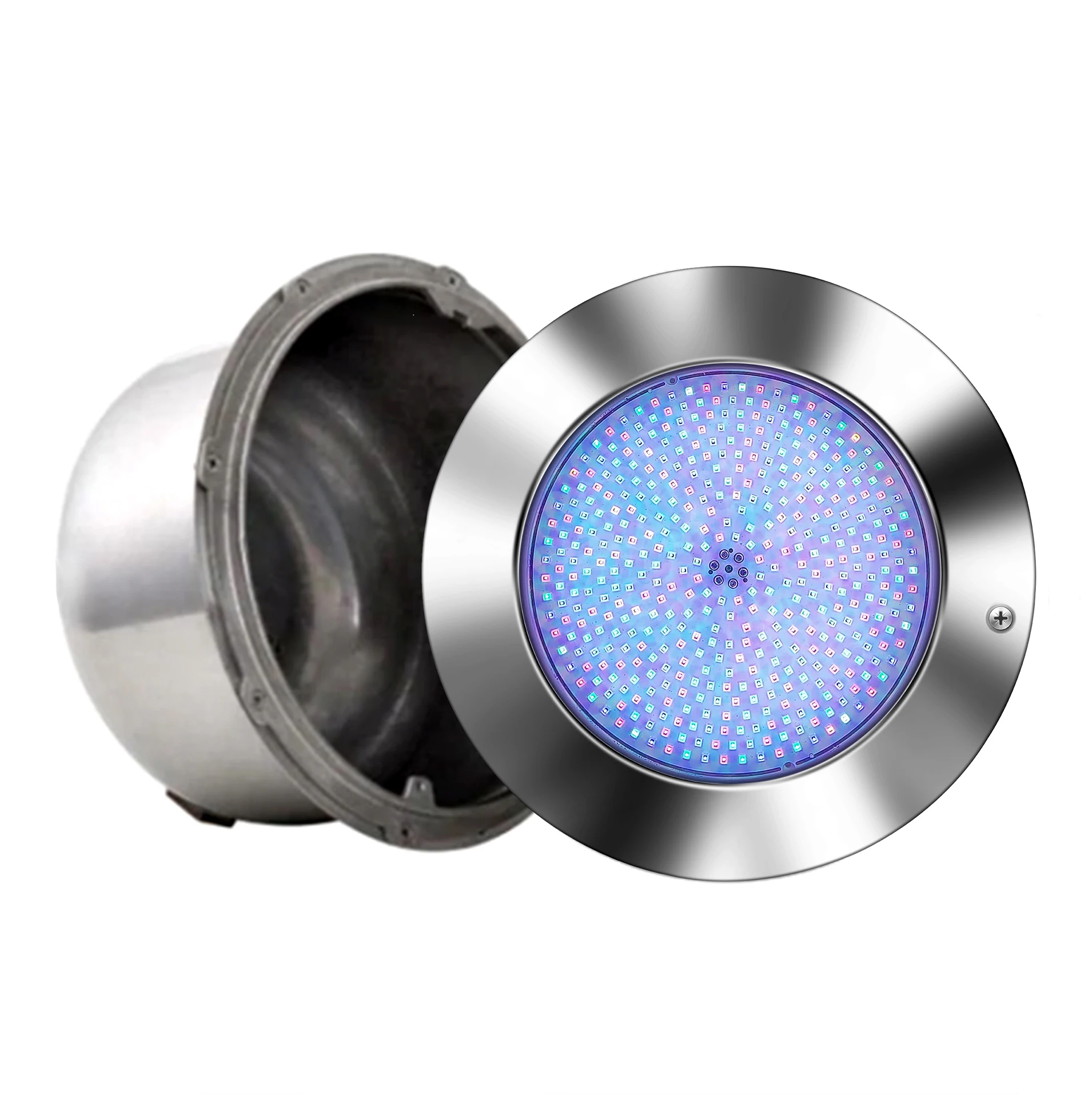 Рафинированное цветное освещение для бассейна из нержавеющей стали 316L RGB Pentair сменный светильник цветные светодиодные фонари