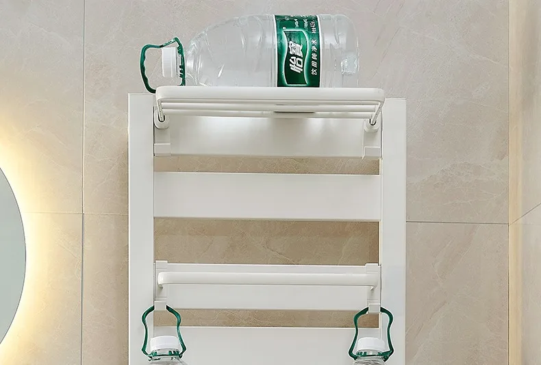 Wholesale No Holes Carbon Fiber Electric Heating Drying Rack Aluminium Warmer New Bathroom Radiator Heated Towel Rail