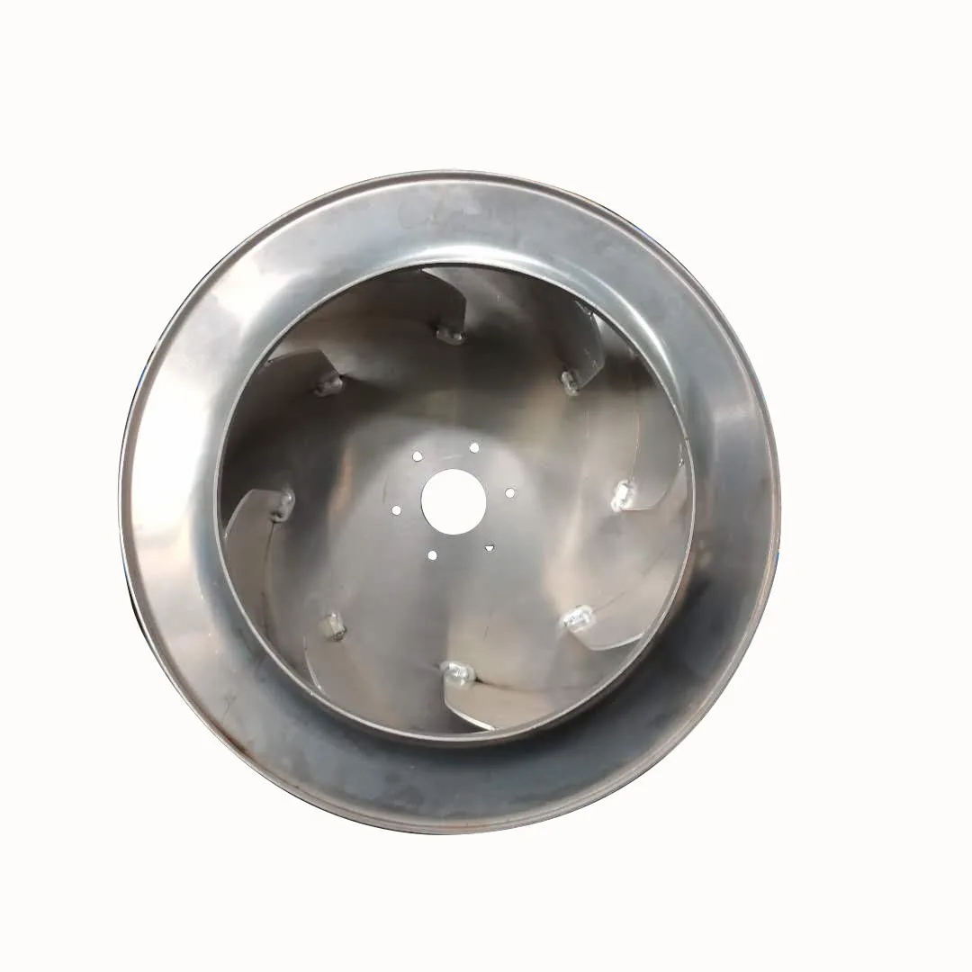 Centrifugal Fan Impeller 400mm Welding Thickening Kitchen Exhaust Forward and Backward High Pressure Fan Blades