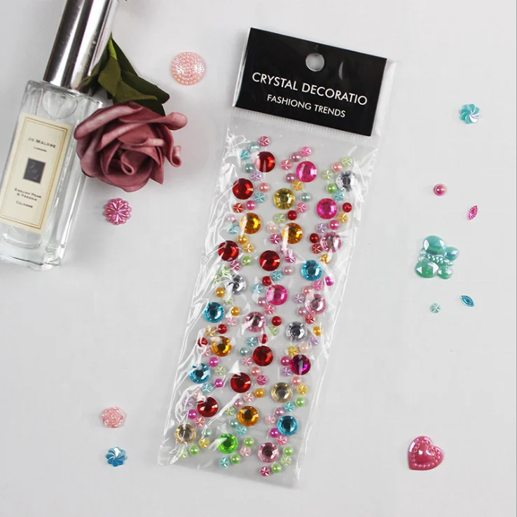 
3D crystal/diamond/acrylic/rhinestone gem stickers 