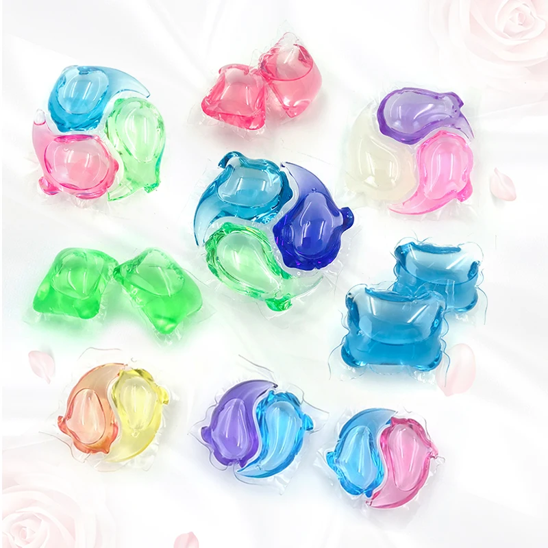 Factory OEM/ODM Washing Capsules Washing pods 3 in 1 Bio laundry detergent capsules  liquid beads for Apparel