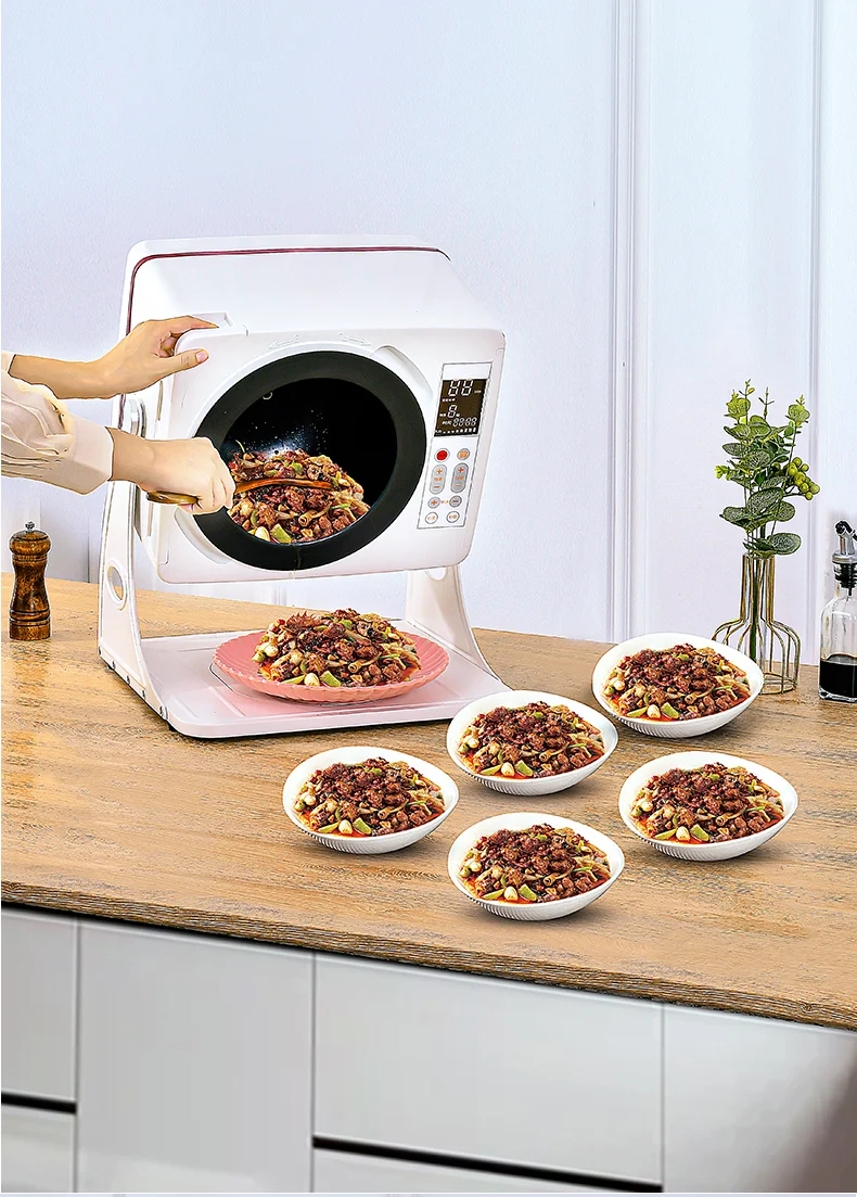 Commercial automatic Multifunction Egg Fried Rice Cooking Drum Type Stir Fry fast food Machine