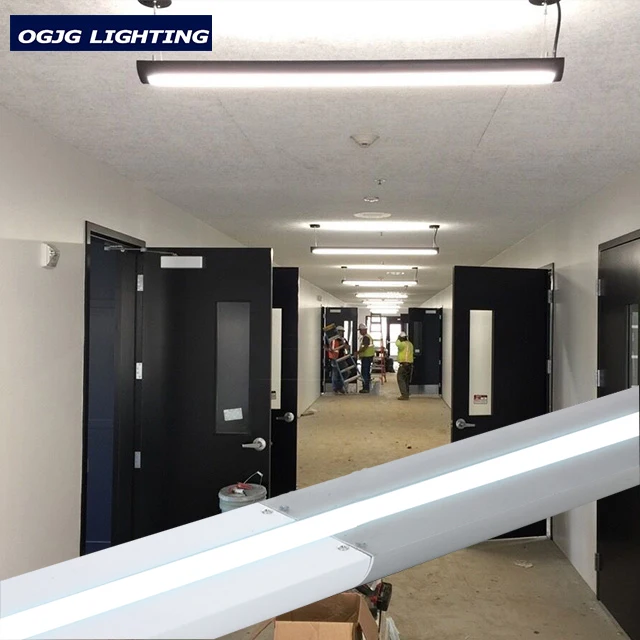 Office suspension tube light 4ft 5ft 8ft corridor up down LED linear pendant light