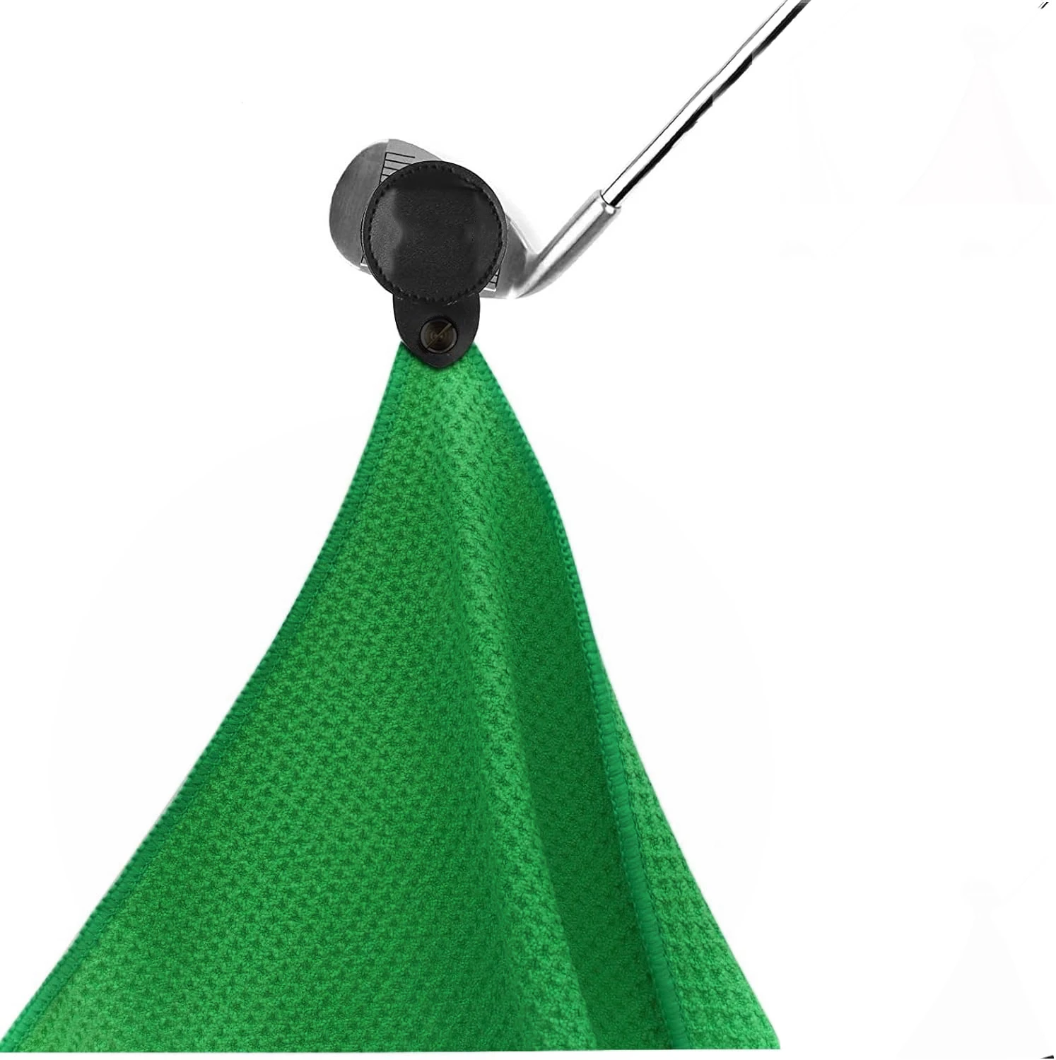 Manufacturers supply custom pattern printing microfiber rpet waffle towel with magnet