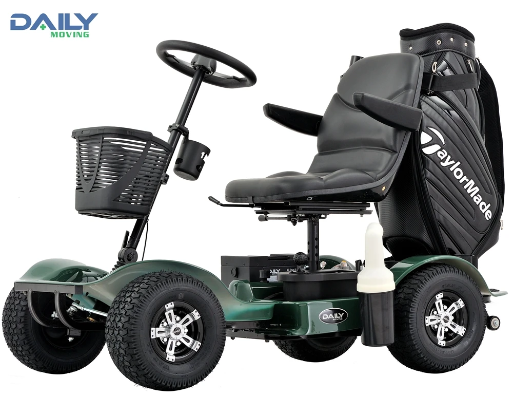 Одноместная тележка для гольфа с вращающимся сиденьем, сертификация CE