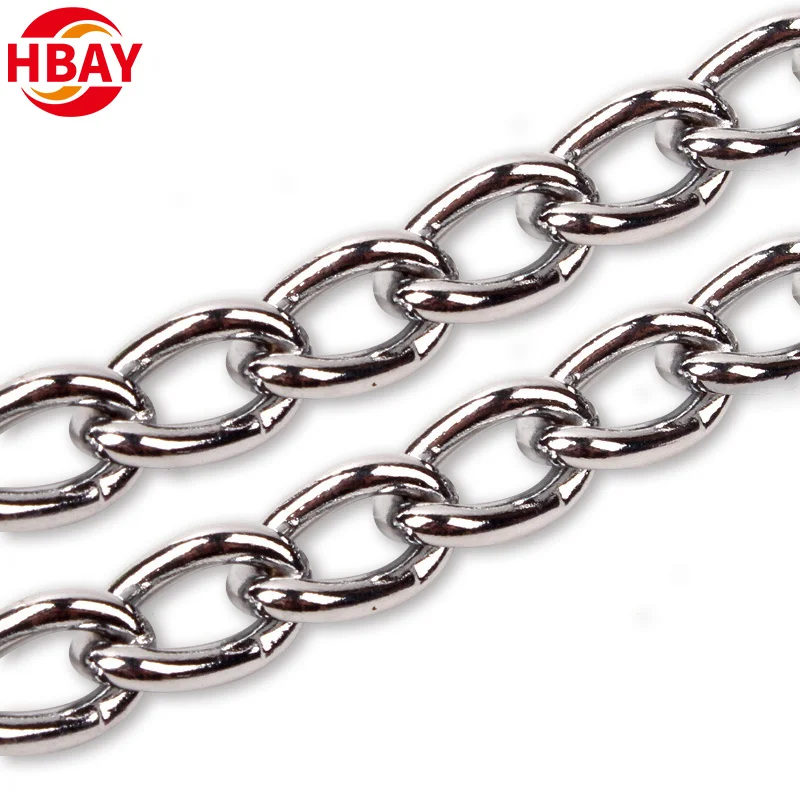 Factory wholesale 1-5mm Chain Stainless Steel Dog Chain Steel Pet Dog drag Chain