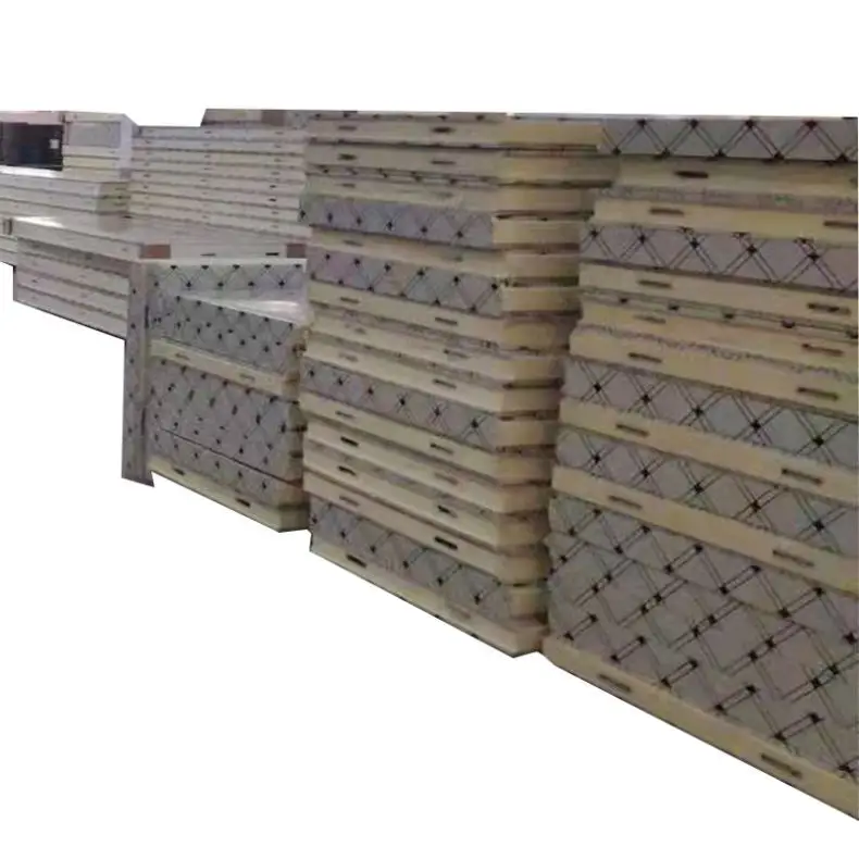 Yinghe Stainless steel sheet coated PU sandwich panel for freezer room