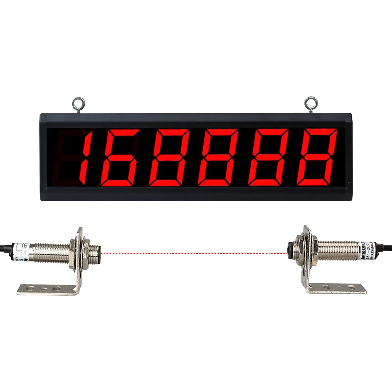 JAKON Infrared counter relay counter electronic digital display induction intelligent industrial conveyor belt punching machine