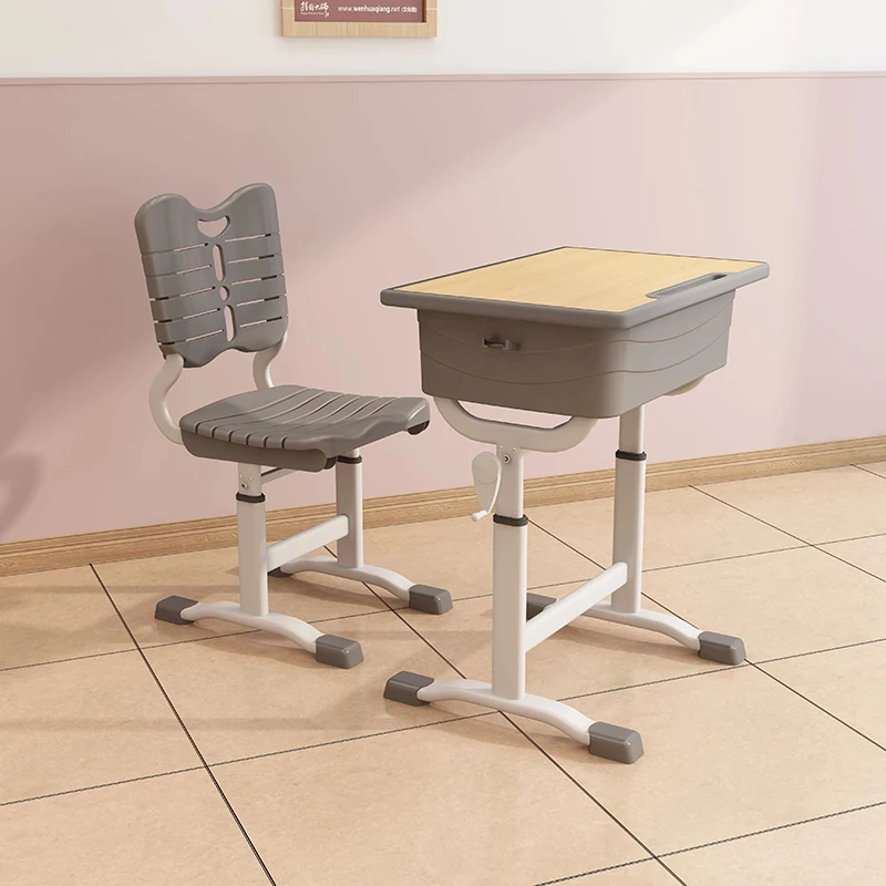 KZ009 Thick desks and chairs for primary and secondary school students training desks for children learning home writing desks