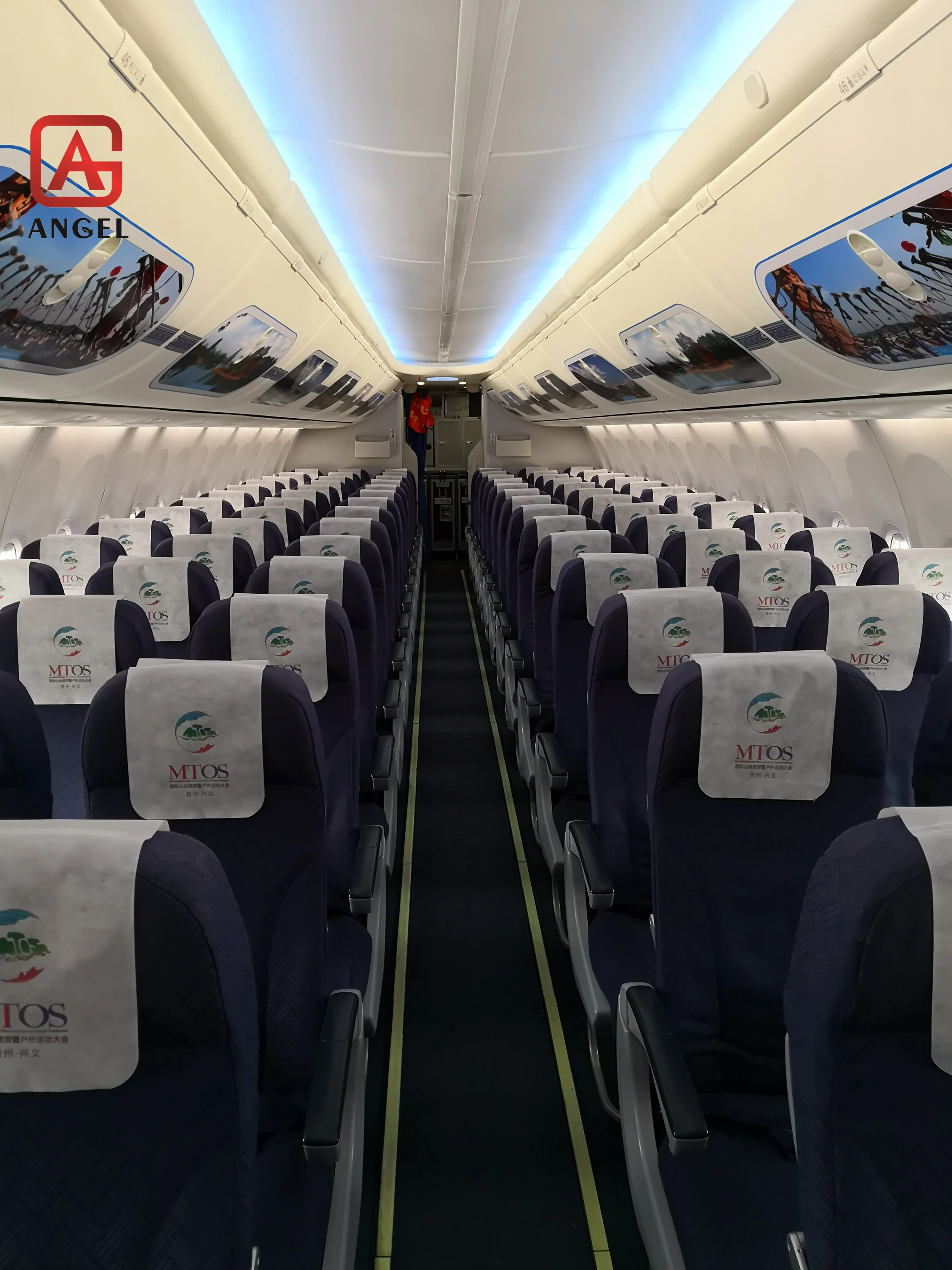 Custom Disposal NonWoven material chair bus train airplane universal seat covers,oem,business travel,Armrest covers