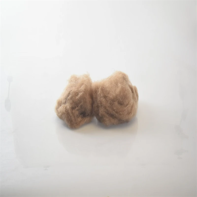 Горячая распродажа, высокое качество, супер мягкая натуральная козья шерсть, очищенная кашемировая шерсть, Вырубка из козьей шерсти, отходное волокно для пряжи