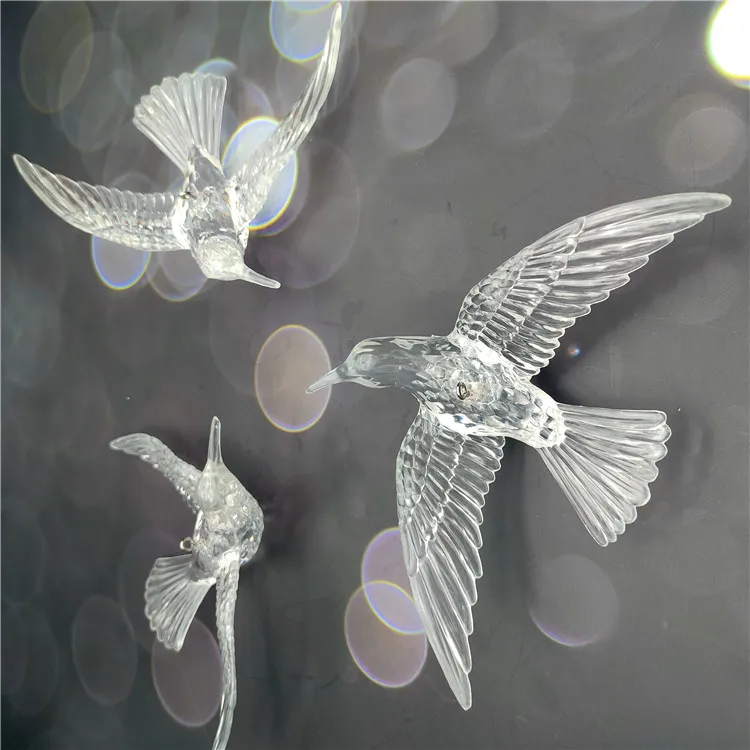 Wedding Decoration Acrylic Bird Wedding Ceiling Pendant Water Droplets Accessories Party Decoration DIY Wedding Favors Gift