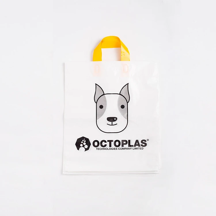 
High Quality PE Polypropylene T-Shirt Vest Plain Shopping Plastic Bags Smiley Carry Bag Plastic 