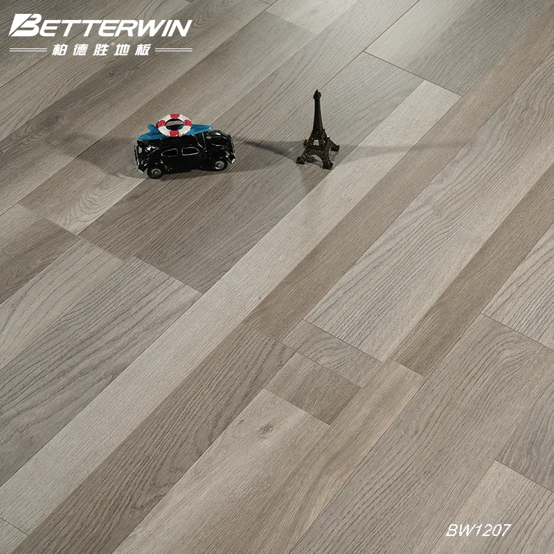 E015mm laminated solid keruing wood floor indoor parquet walnut veins multi-layer hardwood laminate flooring