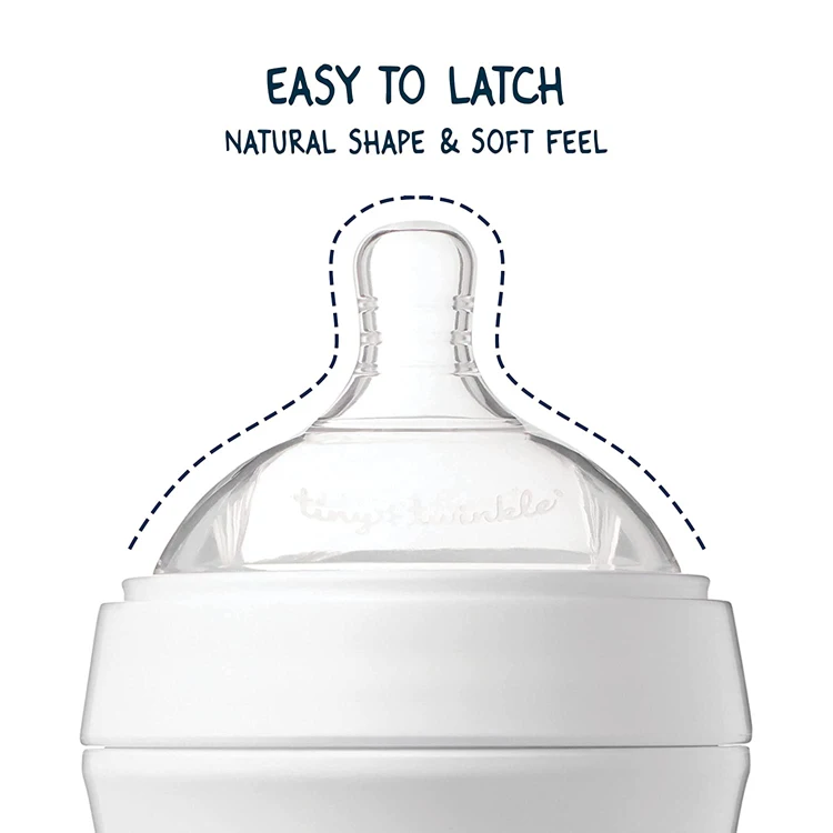 Silicone Anti-Colic Baby Bottle Nipple Non-Toxic BPA Free Baby Feeding 100% Silicone Baby Bottle Nipple