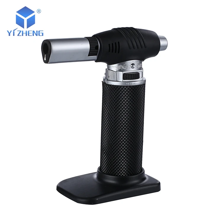Adjustable butane cutting torch gas refill flame lighter for cooking