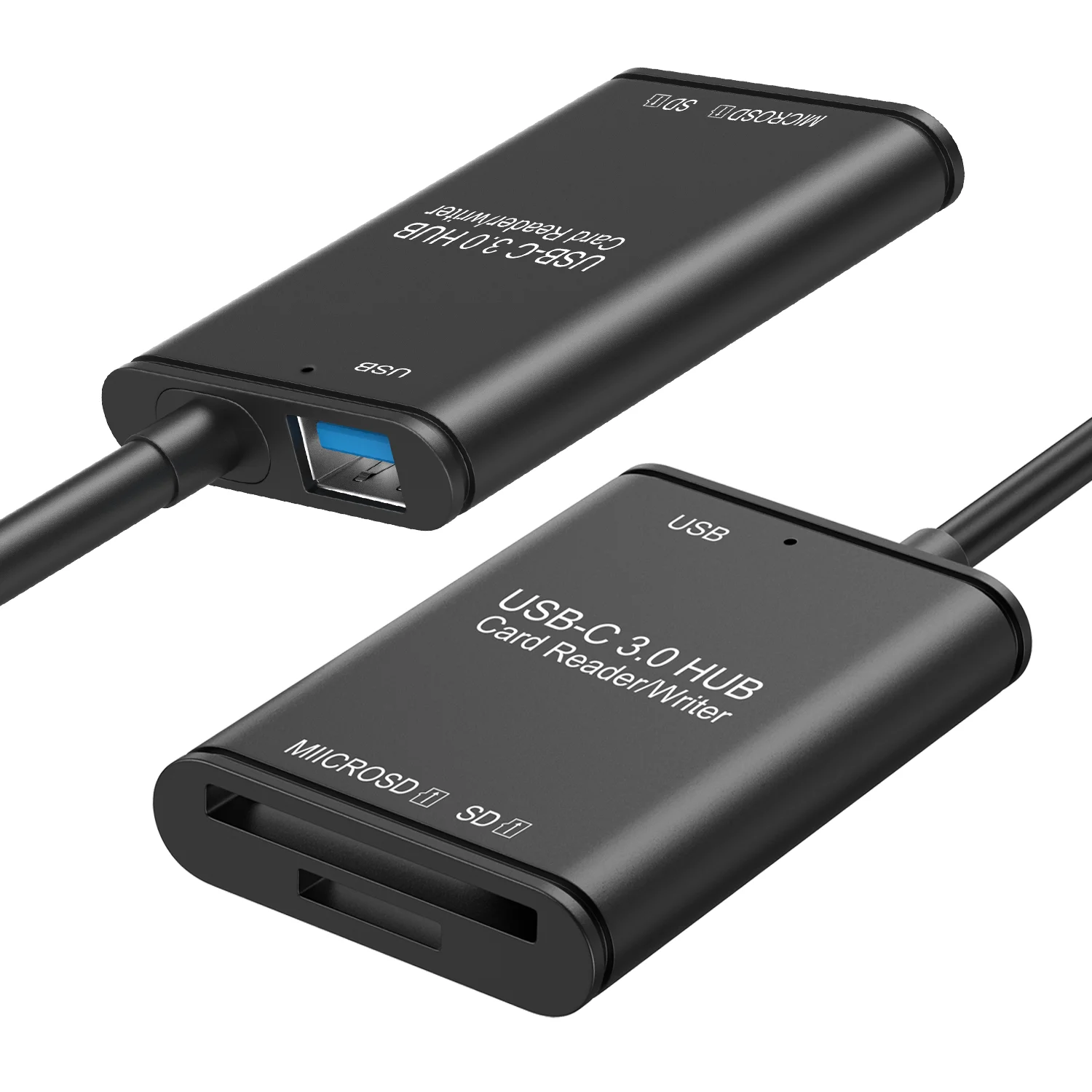 Micro Type-c Tf Sd Многофункциональный магнитный Usb Смарт-кардридер для мобильного