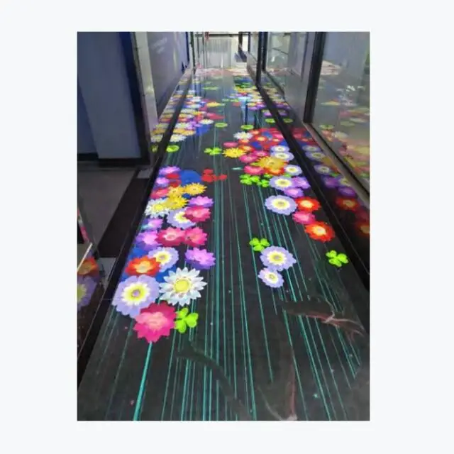 
High-tech interactive Entertainment floor Attractive passersby interactive ground interactive floor outdoor projection equipmen 