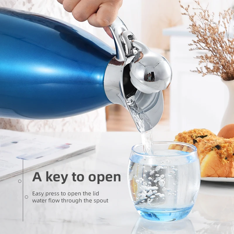 Stainless Steel Insulated Kettle European Double Vacuum Kettle Large Capacity Kettle For Gift