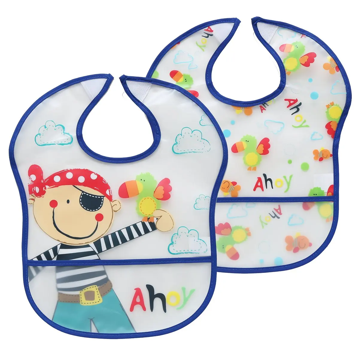 High Quality New Arrival Waterproof Cleaning Bady Bibs 2pk baby eva bibs