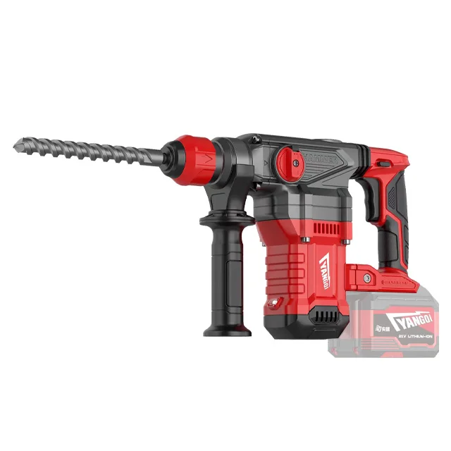 YQ26-10 Cordless Rotary Hammer Drill-Lightweight Type with Adjustable Gear Position  Brushless Motor Power Rotary Hammers C/W