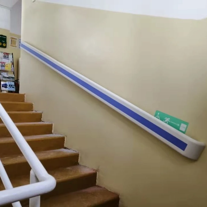 Hospital corridor wall bumper handrail for Clinic