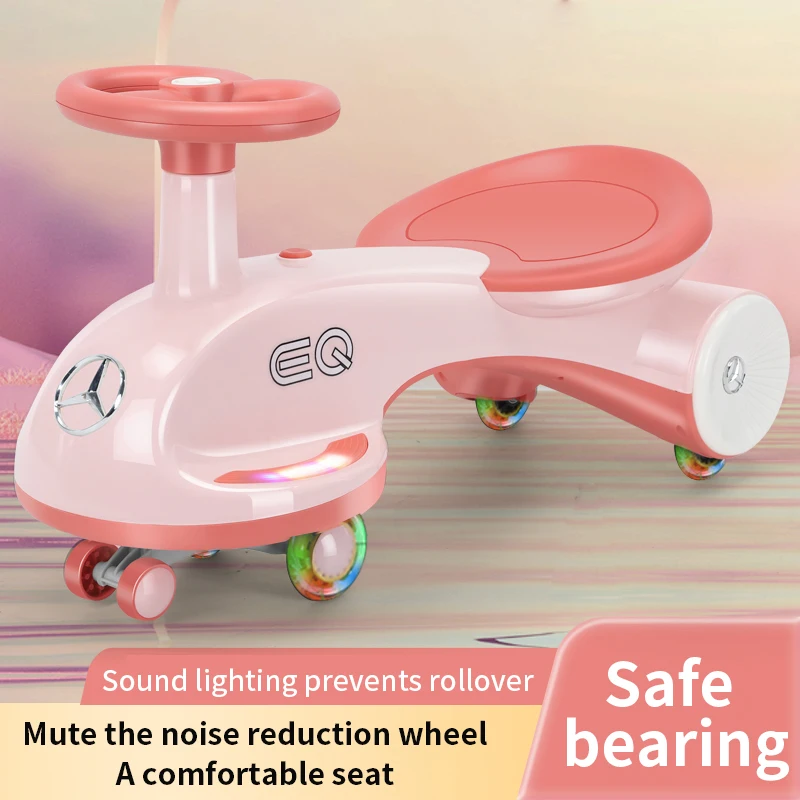 Baby Cheap Swing Car Ride On Car Twist Swing Car Upgrade Slide For Baby Tricycle For Kid