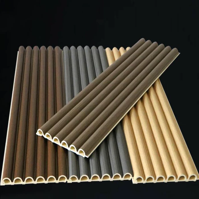 
Custom indoor background wall board grille ecological wood wall decorative panel 